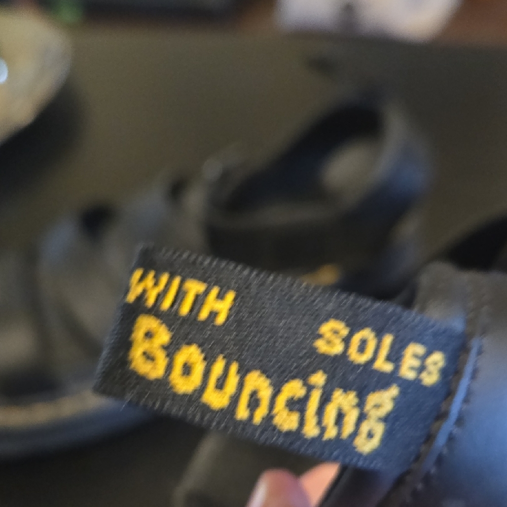 Dr. Martens Black Leather Strap Sandals - Picture 4 of 15